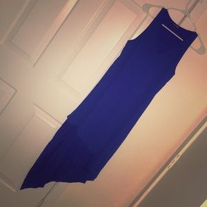 Express royal blue cocktail dress